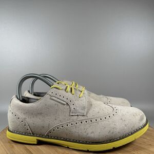 True Linkswear‎ Dame Wingtip Suede Golf Shoes Gray Women's Size 9 Athletic